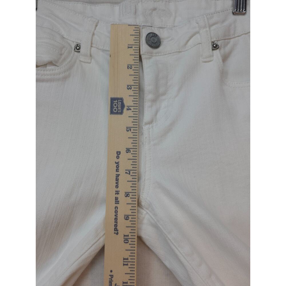 Kut from the Kloth Sienna Skinny White Jeans Size 6 Mid Rise Slimming - Picture 7 of 7